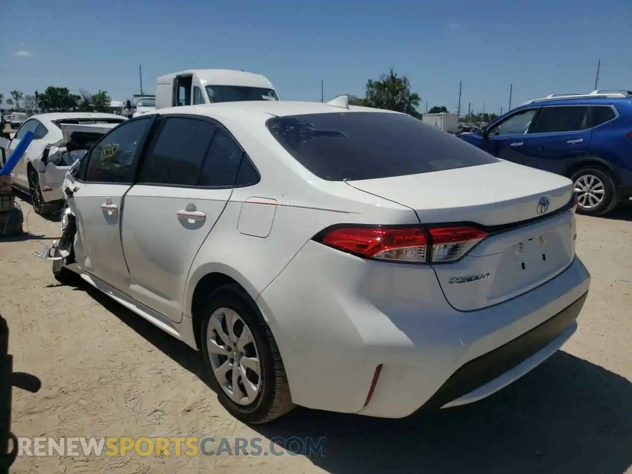 3 Photograph of a damaged car JTDEPMAE7MJ176594 TOYOTA COROLLA 2021