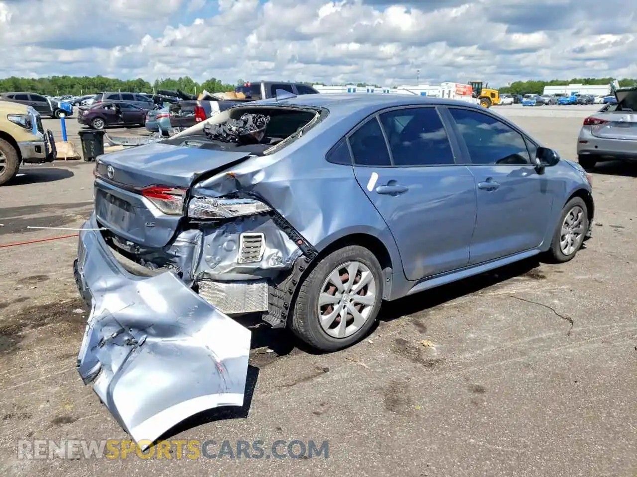 3 Photograph of a damaged car JTDEPMAE7MJ177096 TOYOTA COROLLA 2021