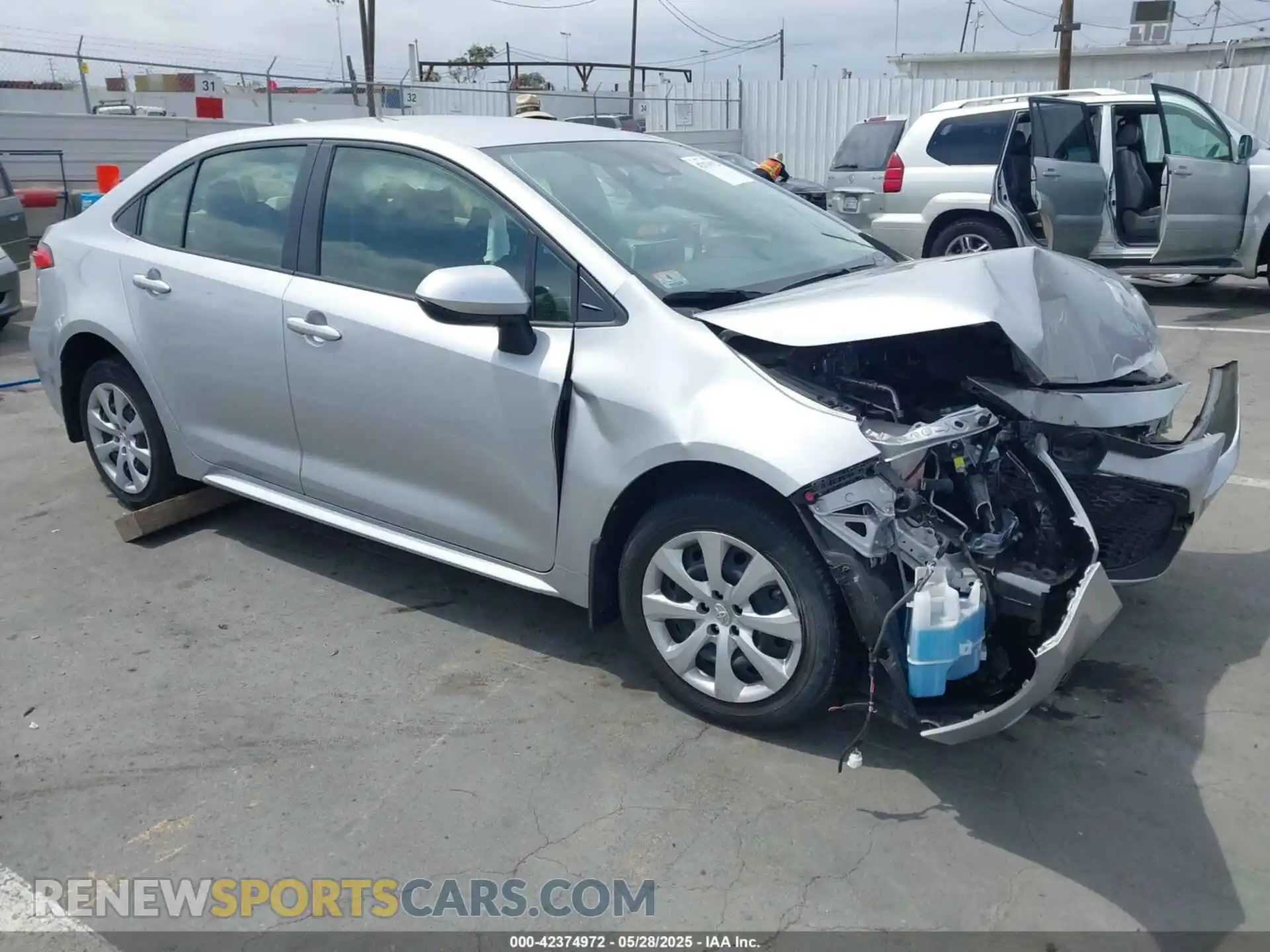 1 Photograph of a damaged car JTDEPMAE7MJ178068 TOYOTA COROLLA 2021