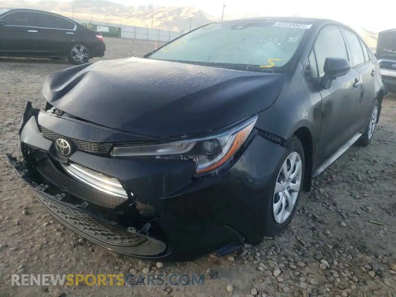 2 Photograph of a damaged car JTDEPMAE7MJ179706 TOYOTA COROLLA 2021