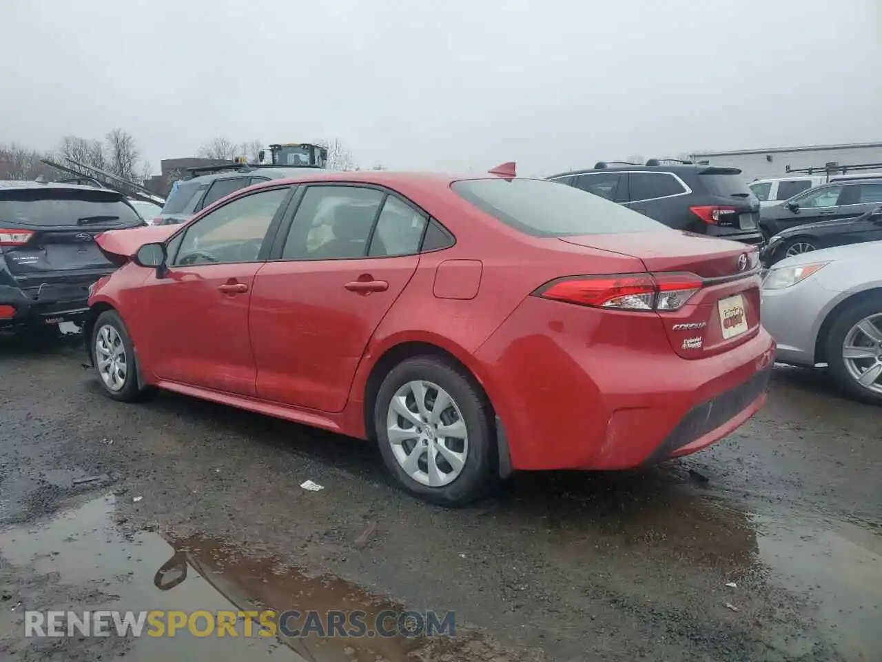 2 Photograph of a damaged car JTDEPMAE7MJ180533 TOYOTA COROLLA 2021