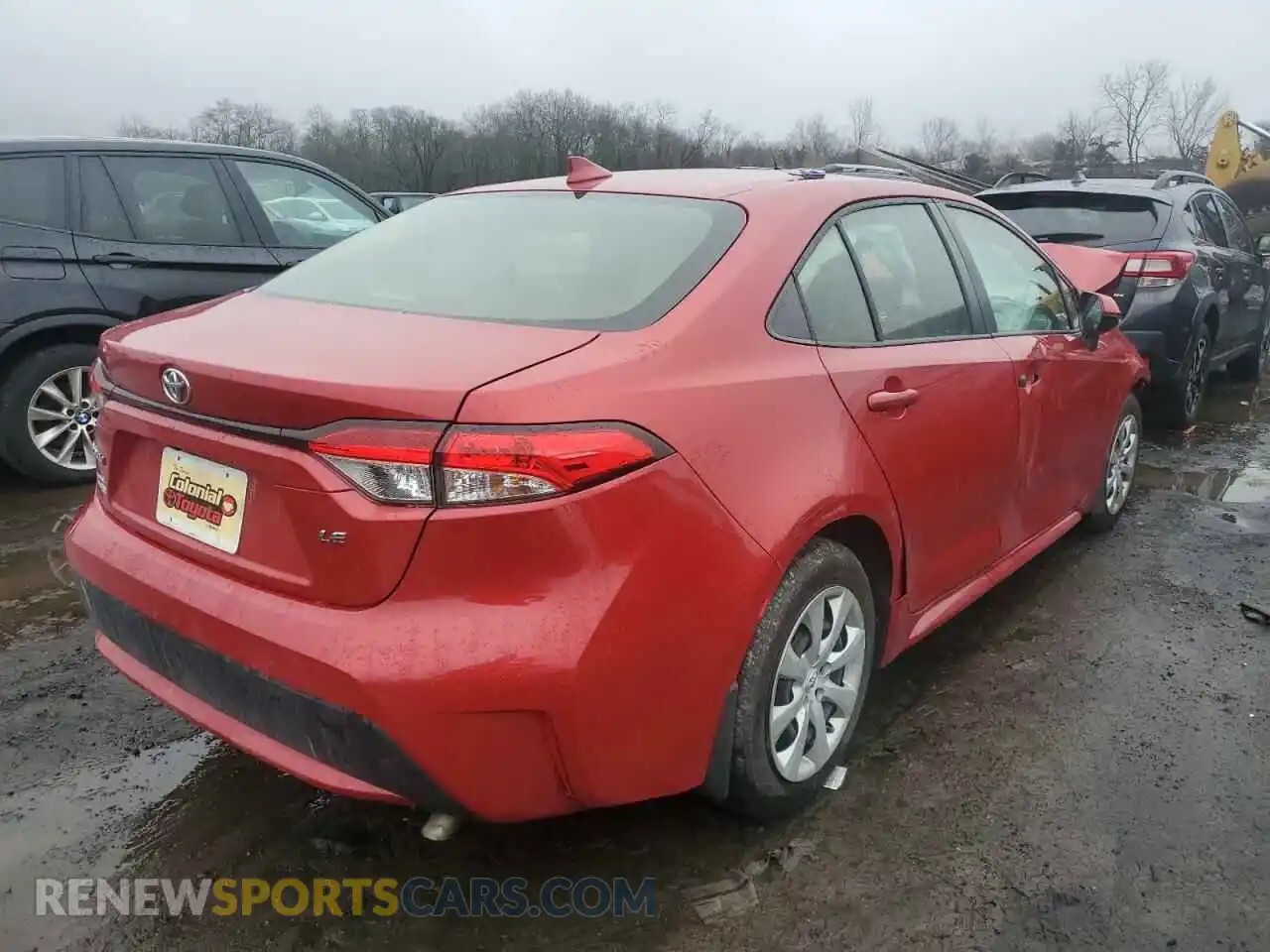 3 Photograph of a damaged car JTDEPMAE7MJ180533 TOYOTA COROLLA 2021