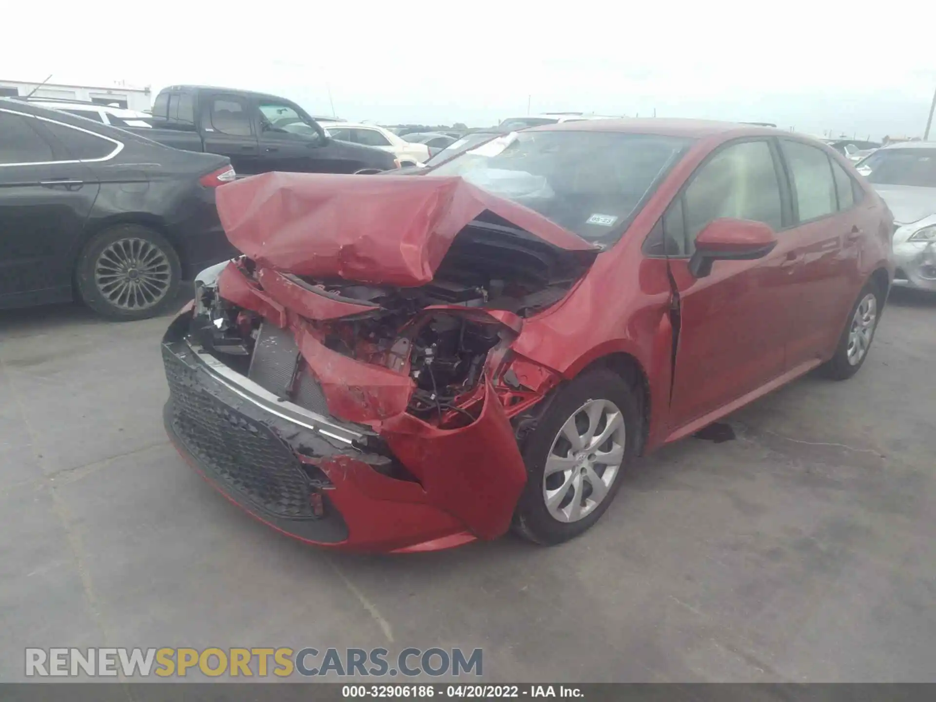 2 Photograph of a damaged car JTDEPMAE7MJ181777 TOYOTA COROLLA 2021