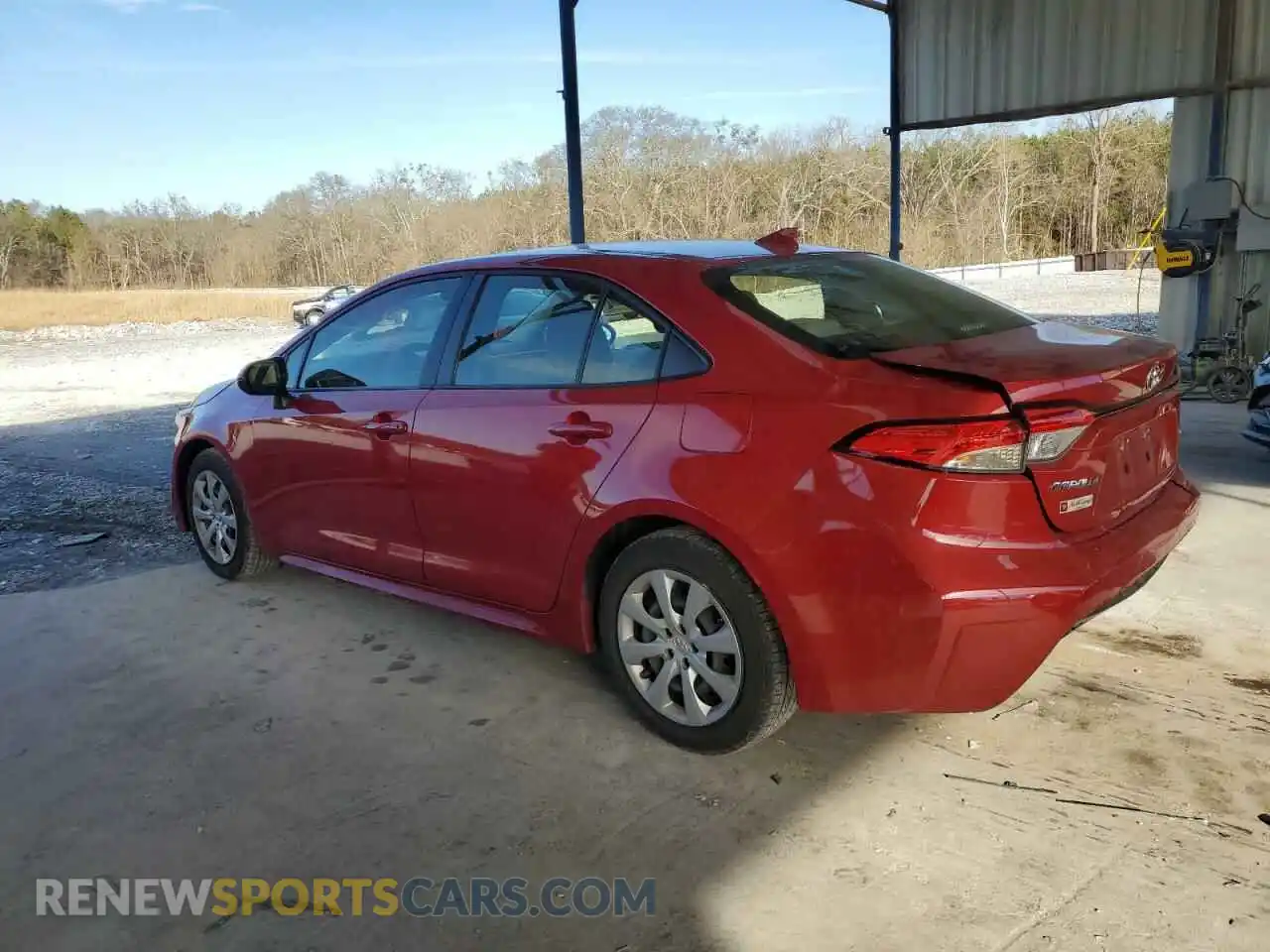 2 Photograph of a damaged car JTDEPMAE7MJ183092 TOYOTA COROLLA 2021