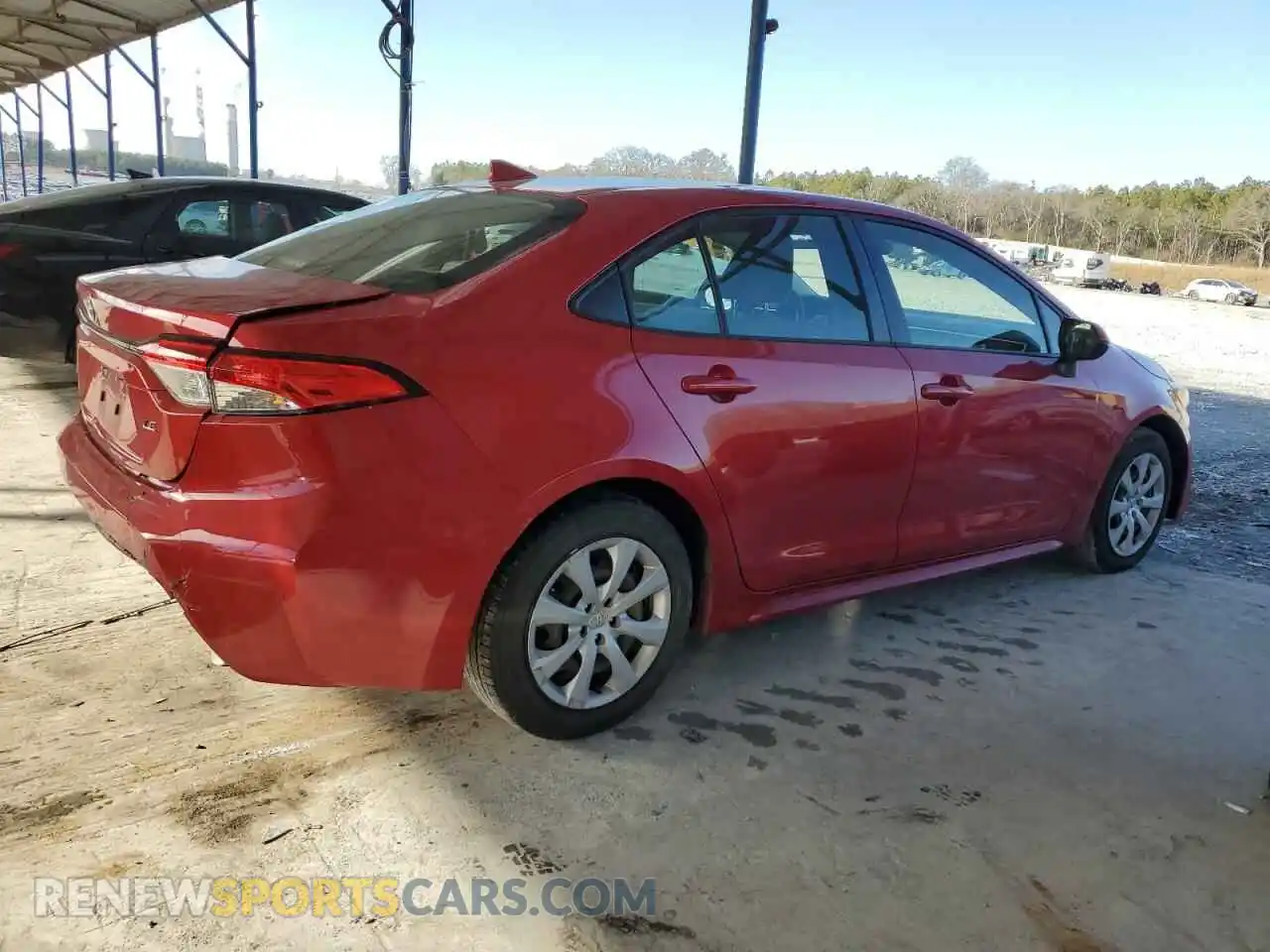3 Photograph of a damaged car JTDEPMAE7MJ183092 TOYOTA COROLLA 2021