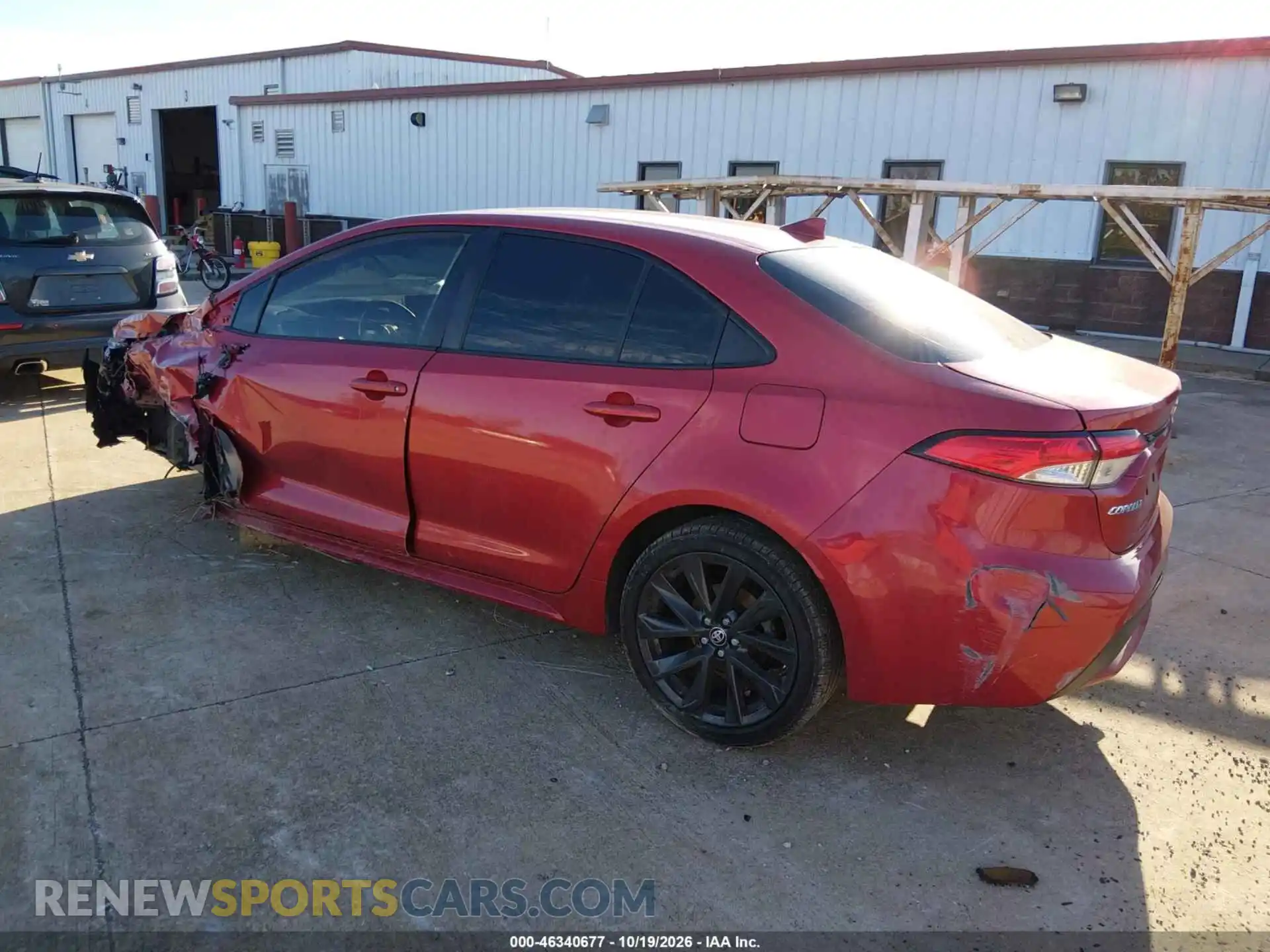 3 Photograph of a damaged car JTDEPMAE7MJ186901 TOYOTA COROLLA 2021