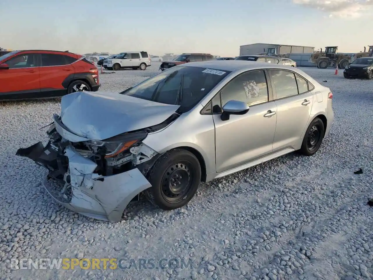 1 Photograph of a damaged car JTDEPMAE7MJ187918 TOYOTA COROLLA 2021