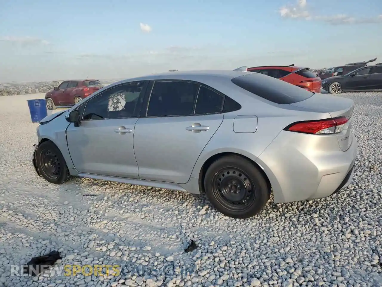 2 Photograph of a damaged car JTDEPMAE7MJ187918 TOYOTA COROLLA 2021