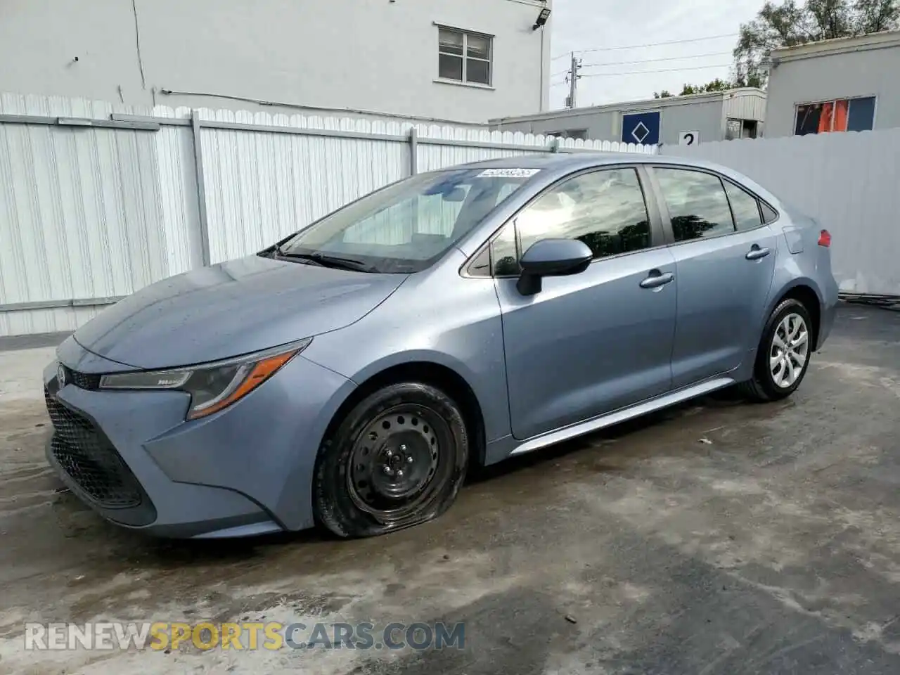 1 Photograph of a damaged car JTDEPMAE7MJ189586 TOYOTA COROLLA 2021