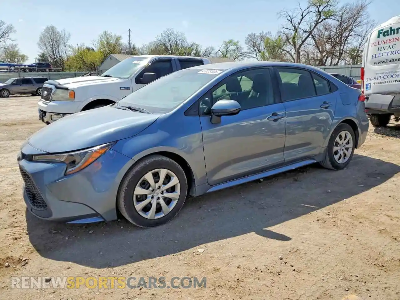 1 Photograph of a damaged car JTDEPMAE8MJ117487 TOYOTA COROLLA 2021
