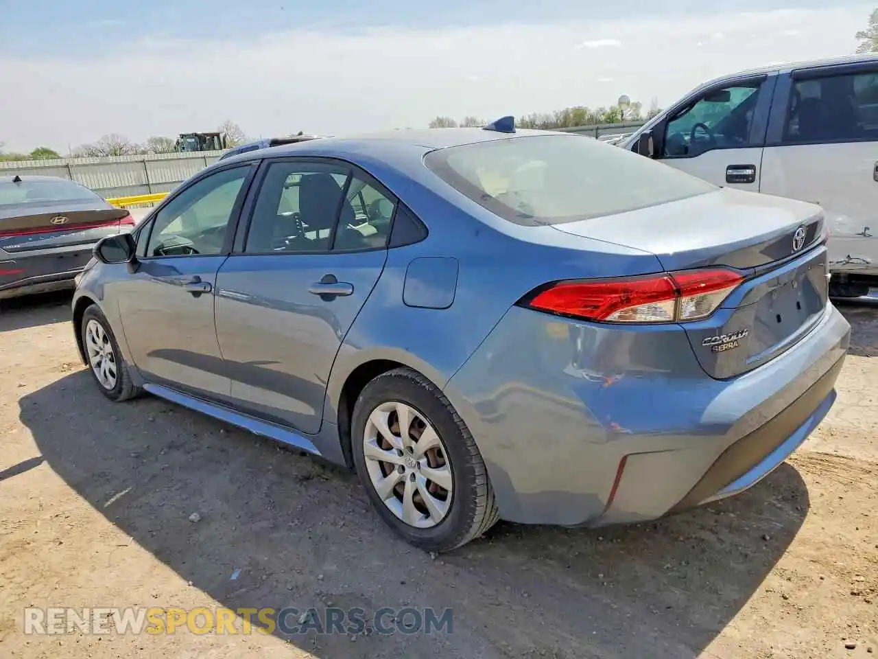 2 Photograph of a damaged car JTDEPMAE8MJ117487 TOYOTA COROLLA 2021