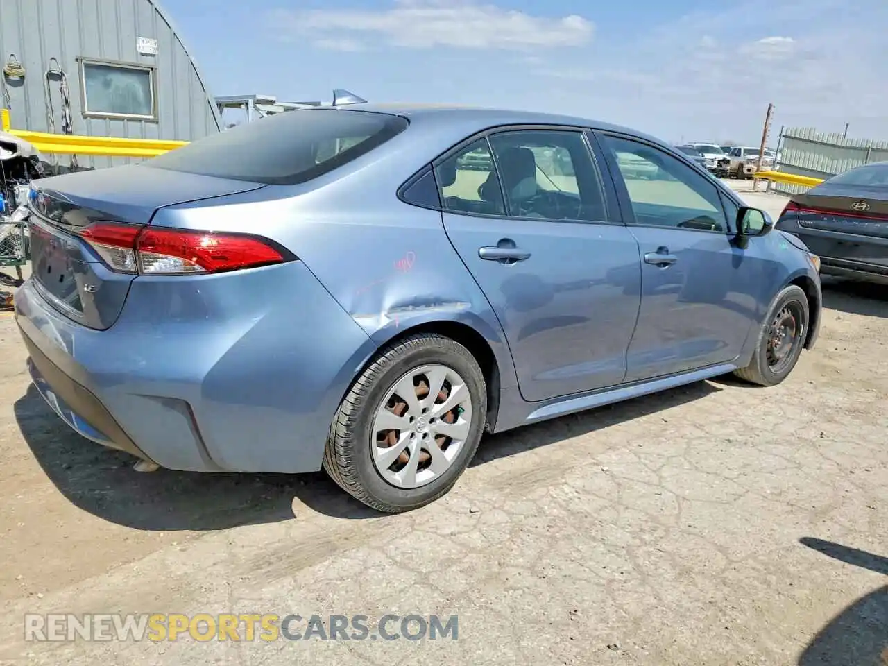 3 Photograph of a damaged car JTDEPMAE8MJ117487 TOYOTA COROLLA 2021