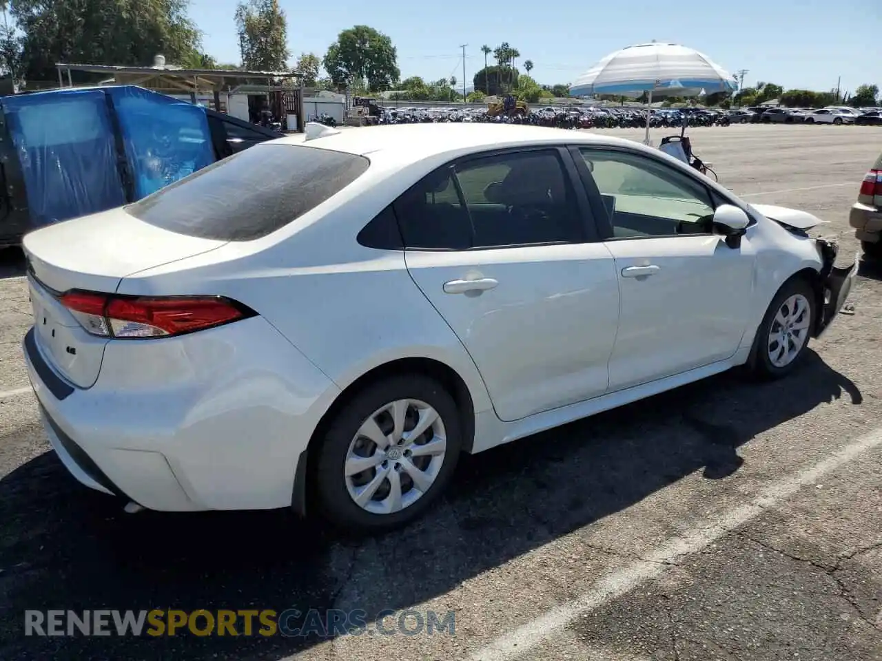 3 Photograph of a damaged car JTDEPMAE8MJ118574 TOYOTA COROLLA 2021