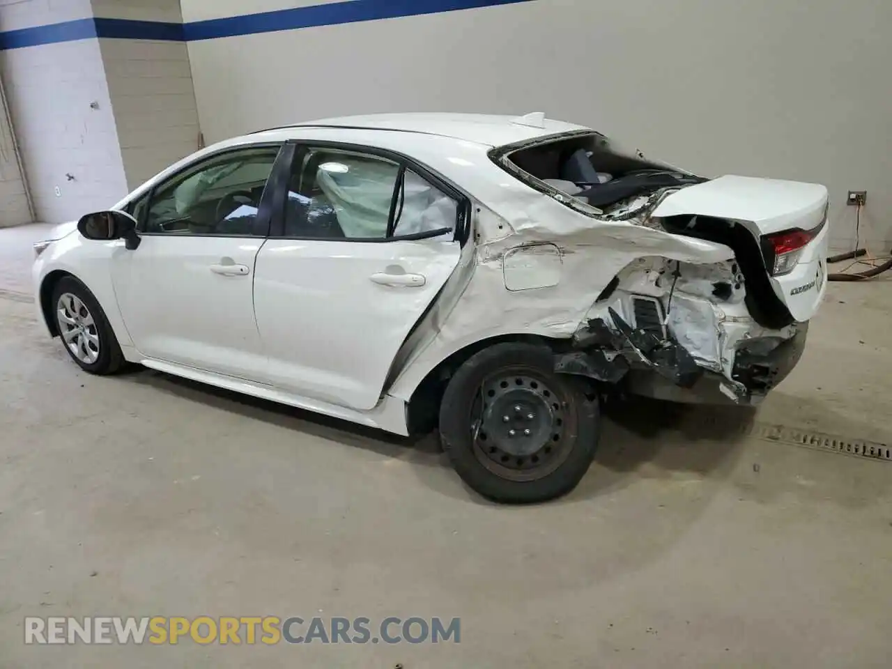 2 Photograph of a damaged car JTDEPMAE8MJ119398 TOYOTA COROLLA 2021