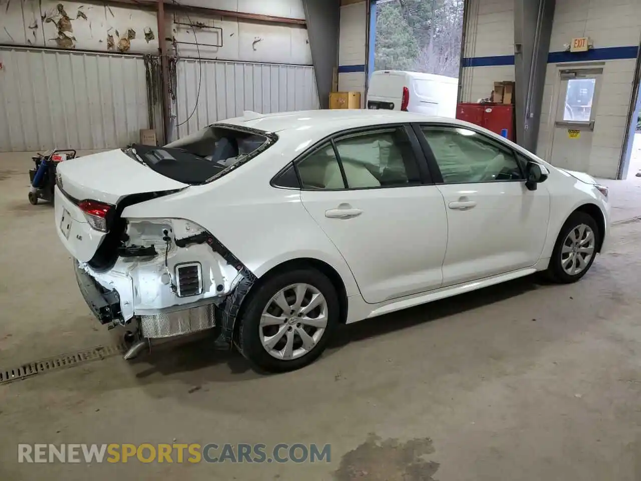 3 Photograph of a damaged car JTDEPMAE8MJ119398 TOYOTA COROLLA 2021