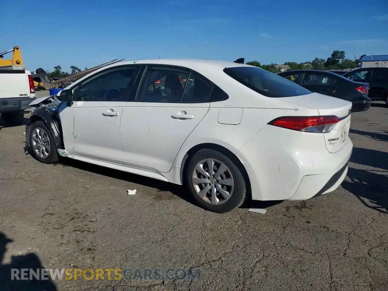 2 Фотография поврежденного автомобиля JTDEPMAE8MJ124004 TOYOTA COROLLA 2021