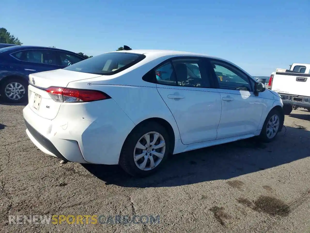3 Фотография поврежденного автомобиля JTDEPMAE8MJ124004 TOYOTA COROLLA 2021