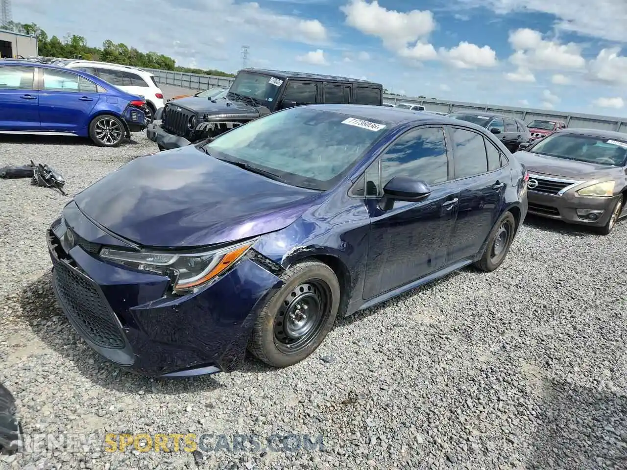 1 fotografías del automóvil dañado JTDEPMAE8MJ124939 TOYOTA COROLLA 2021