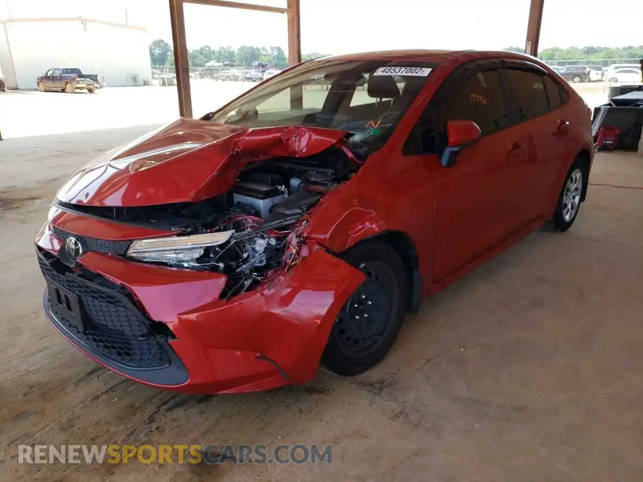 2 Photograph of a damaged car JTDEPMAE8MJ127517 TOYOTA COROLLA 2021