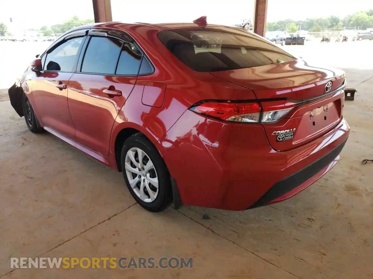 3 Photograph of a damaged car JTDEPMAE8MJ127517 TOYOTA COROLLA 2021