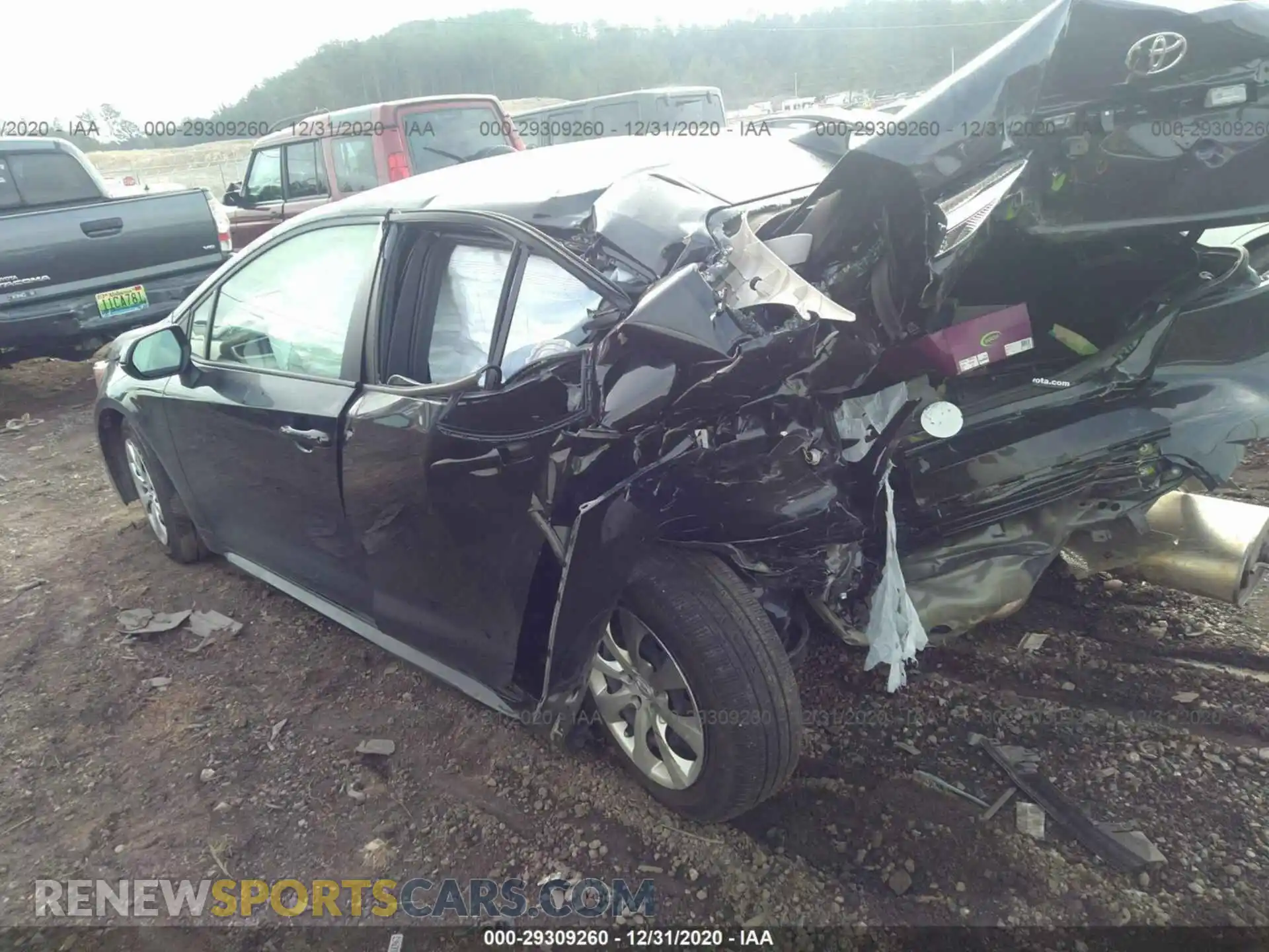 3 Photograph of a damaged car JTDEPMAE8MJ127677 TOYOTA COROLLA 2021