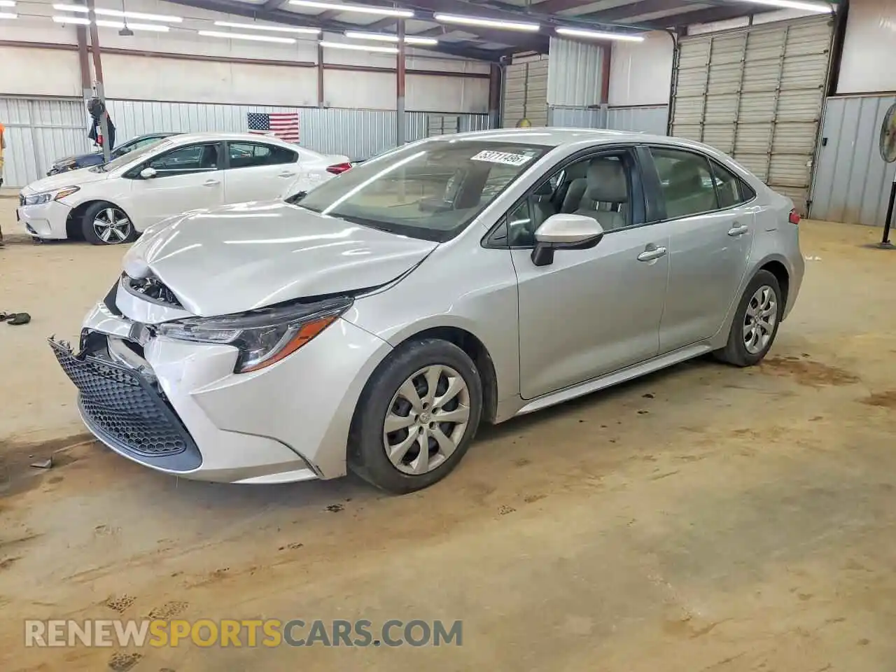 1 Photograph of a damaged car JTDEPMAE8MJ129266 TOYOTA COROLLA 2021