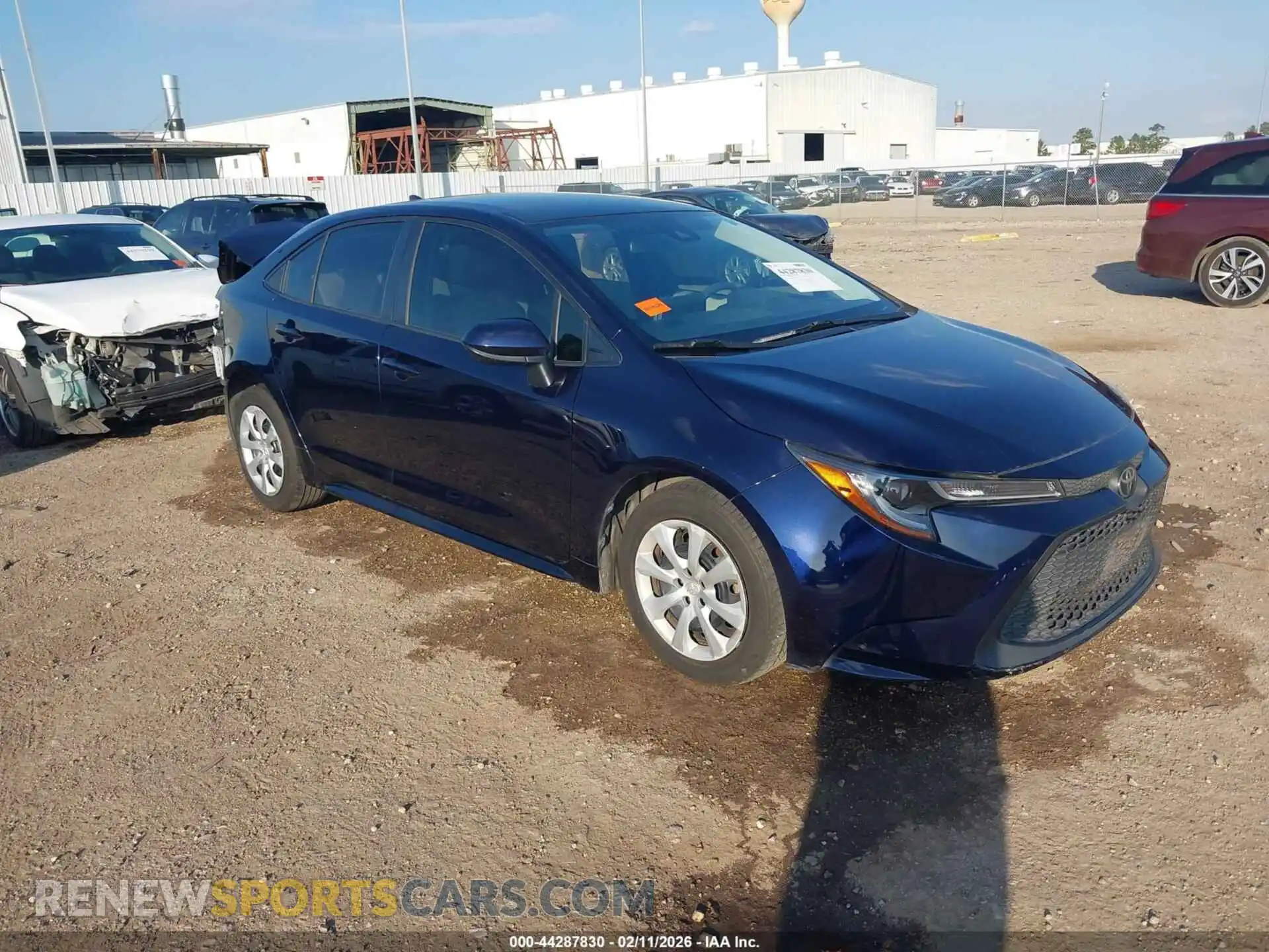 1 Photograph of a damaged car JTDEPMAE8MJ132684 TOYOTA COROLLA 2021