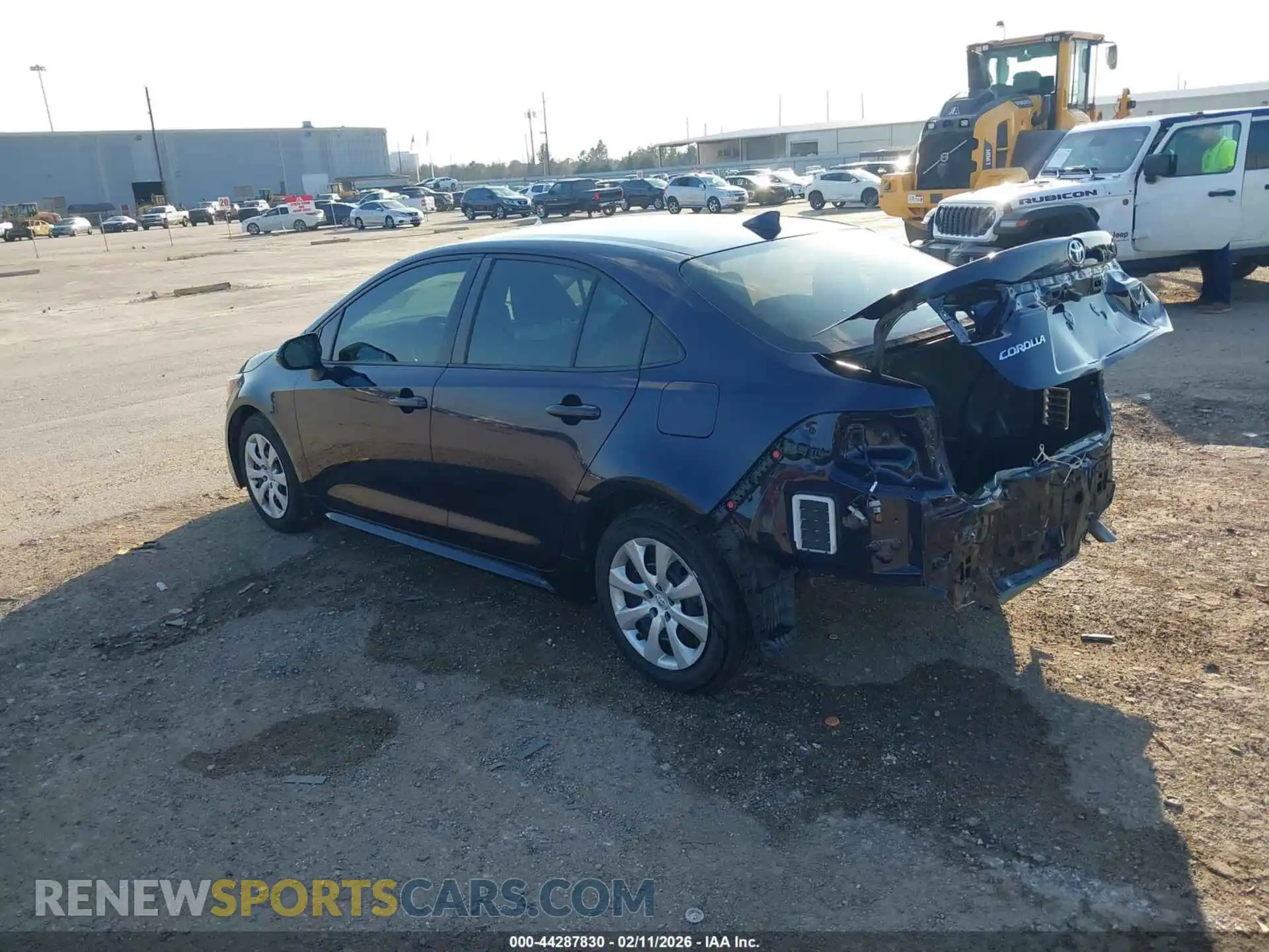 3 Photograph of a damaged car JTDEPMAE8MJ132684 TOYOTA COROLLA 2021