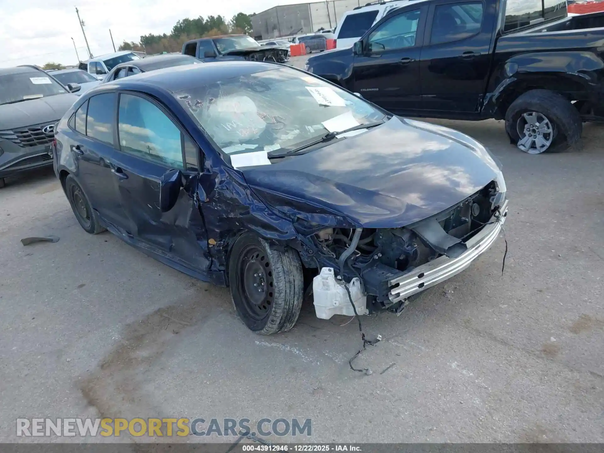 1 Photograph of a damaged car JTDEPMAE8MJ134418 TOYOTA COROLLA 2021