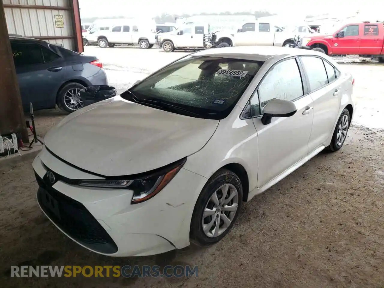 2 Photograph of a damaged car JTDEPMAE8MJ134578 TOYOTA COROLLA 2021