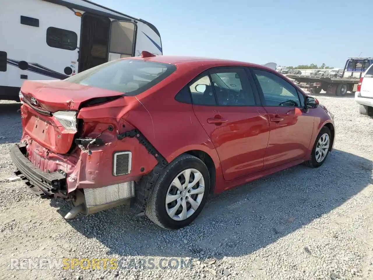 3 Photograph of a damaged car JTDEPMAE8MJ135830 TOYOTA COROLLA 2021