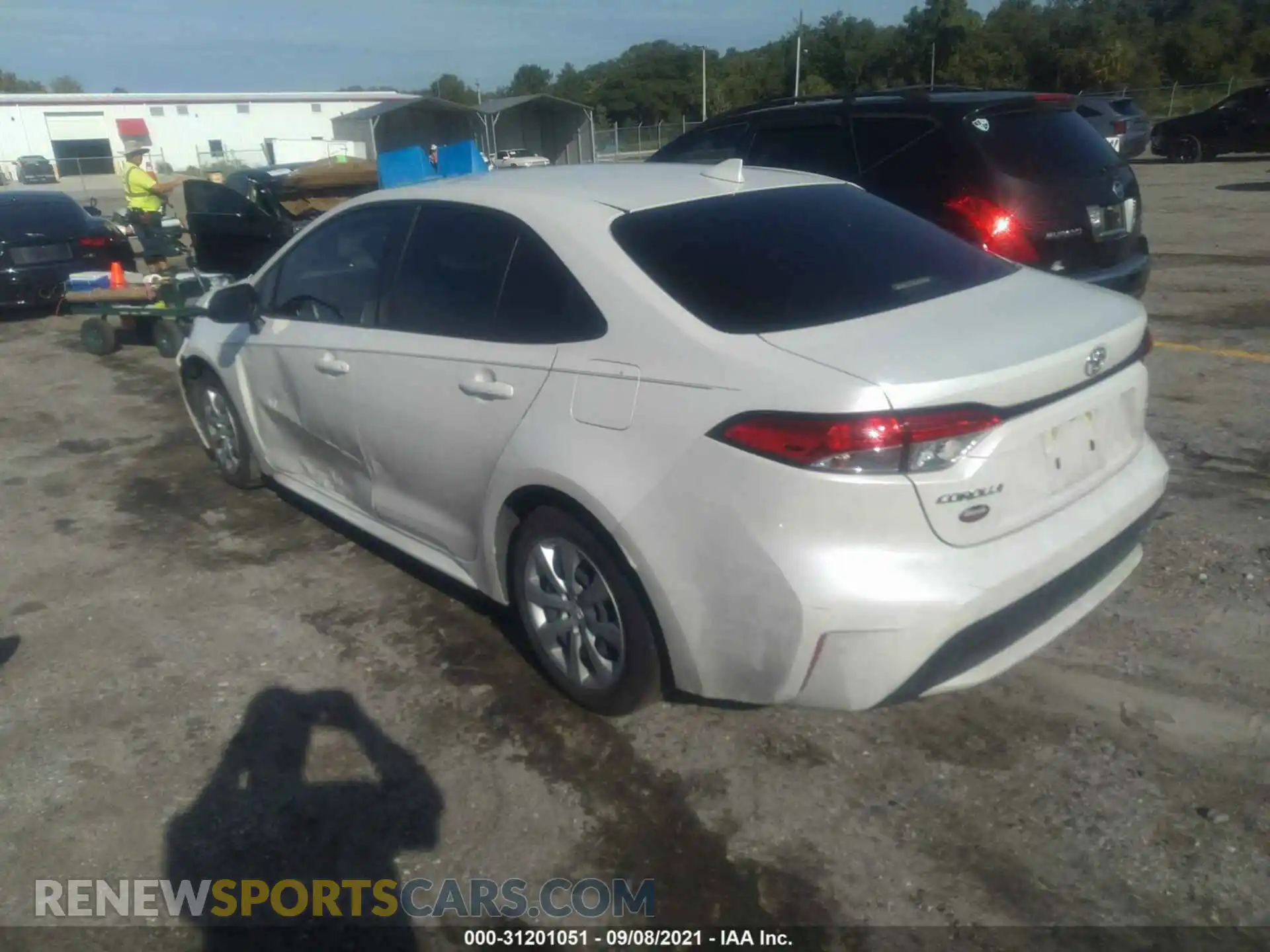 3 Photograph of a damaged car JTDEPMAE8MJ135889 TOYOTA COROLLA 2021