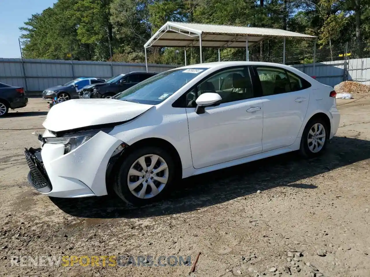 1 Photograph of a damaged car JTDEPMAE8MJ136587 TOYOTA COROLLA 2021