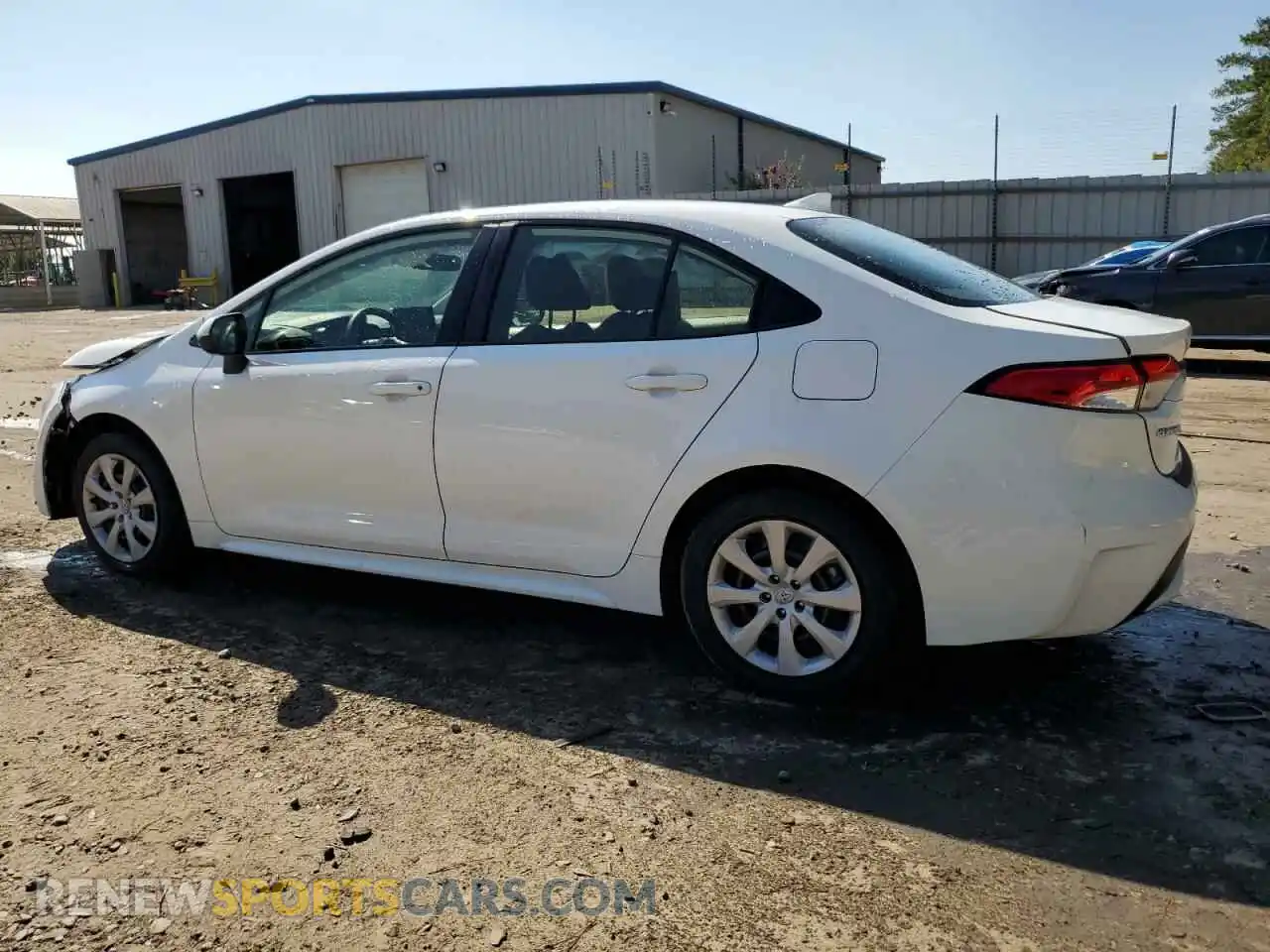2 Photograph of a damaged car JTDEPMAE8MJ136587 TOYOTA COROLLA 2021