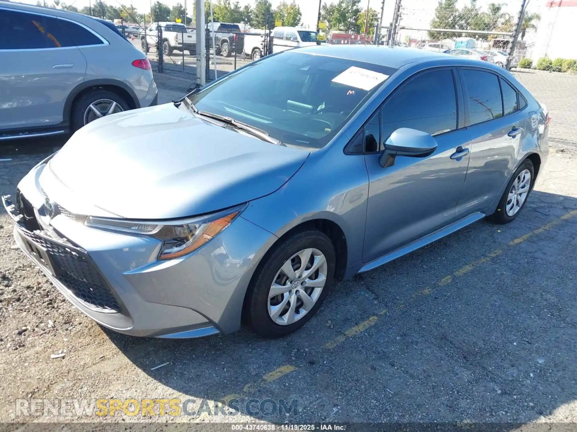 2 Photograph of a damaged car JTDEPMAE8MJ138906 TOYOTA COROLLA 2021