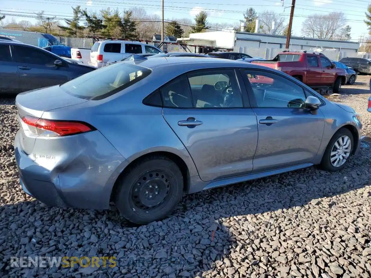 3 Photograph of a damaged car JTDEPMAE8MJ140400 TOYOTA COROLLA 2021