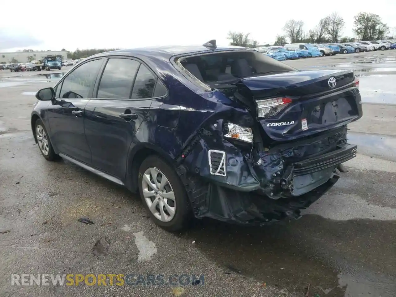 3 Photograph of a damaged car JTDEPMAE8MJ143412 TOYOTA COROLLA 2021