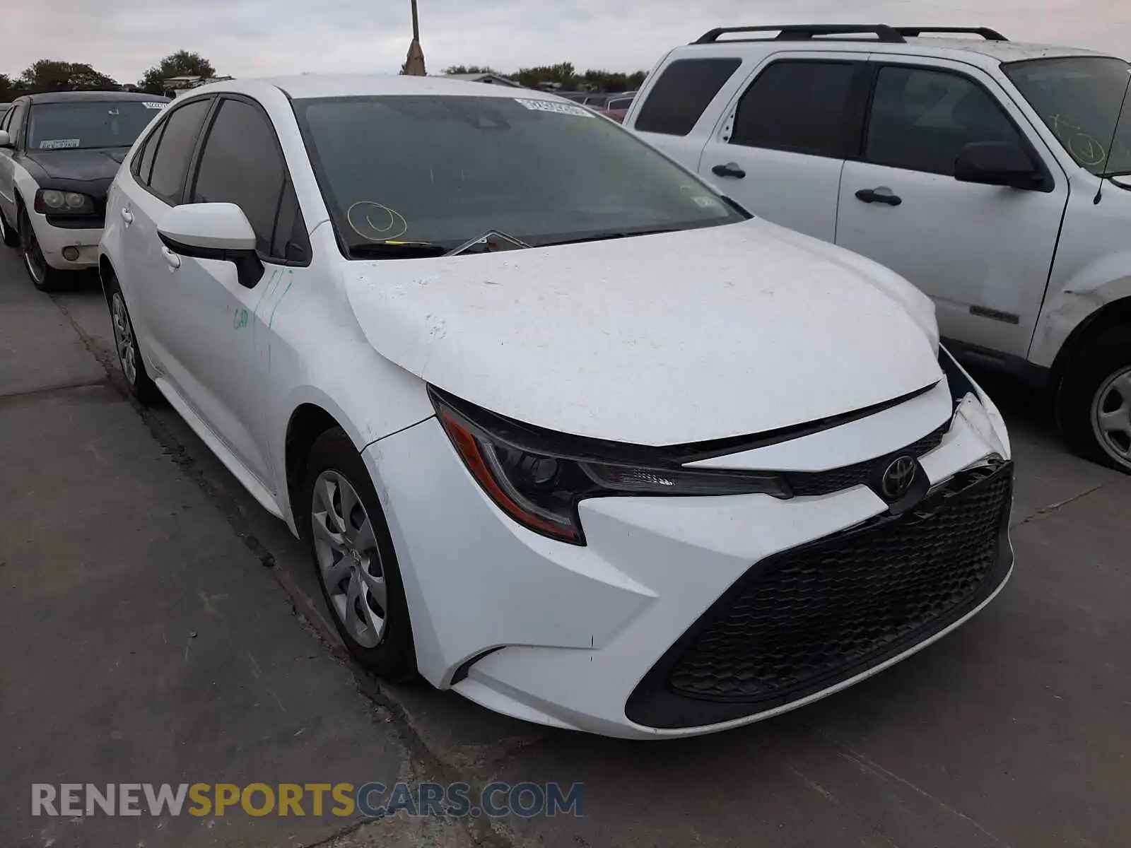 1 Photograph of a damaged car JTDEPMAE8MJ144351 TOYOTA COROLLA 2021