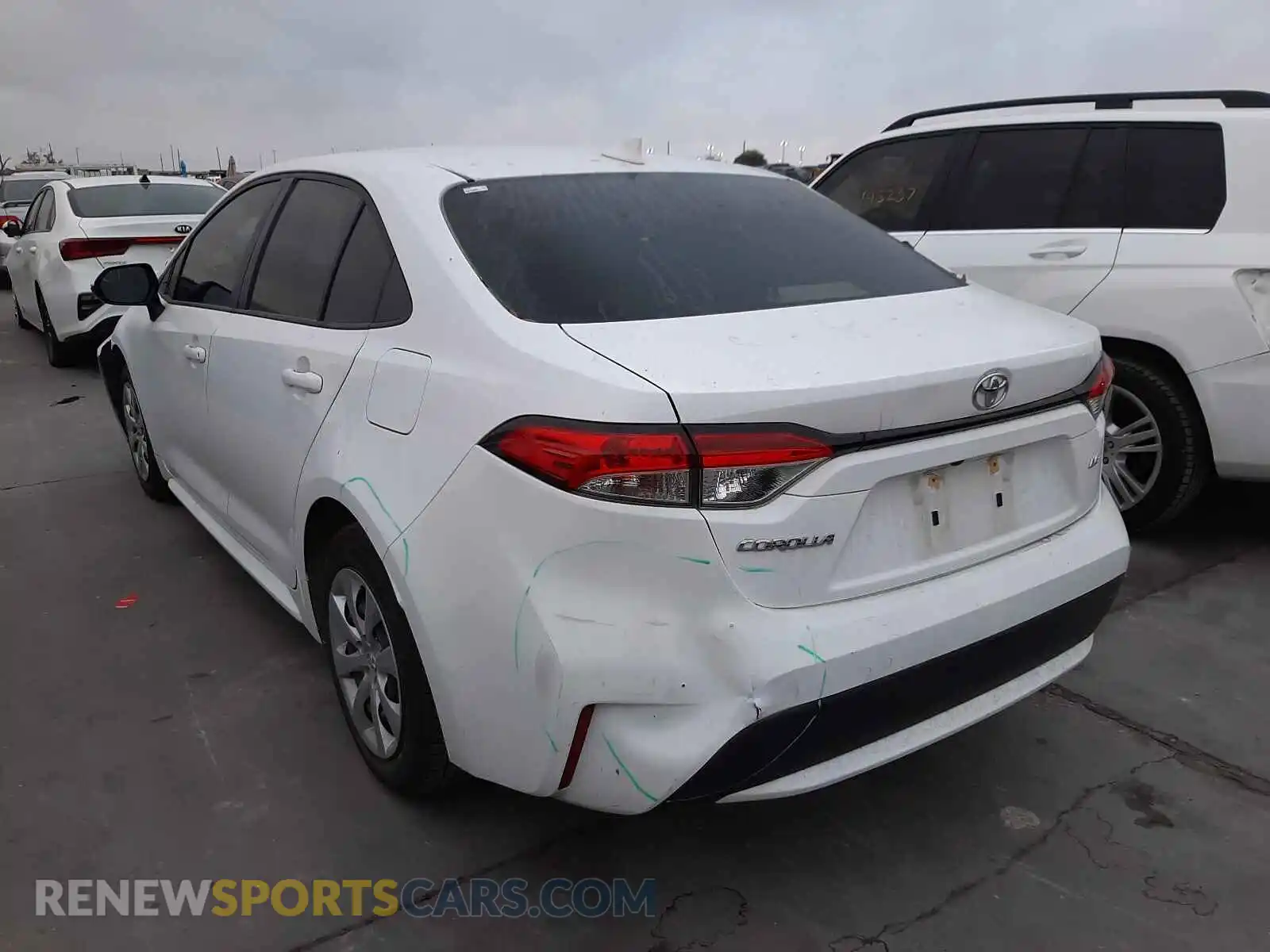 3 Photograph of a damaged car JTDEPMAE8MJ144351 TOYOTA COROLLA 2021