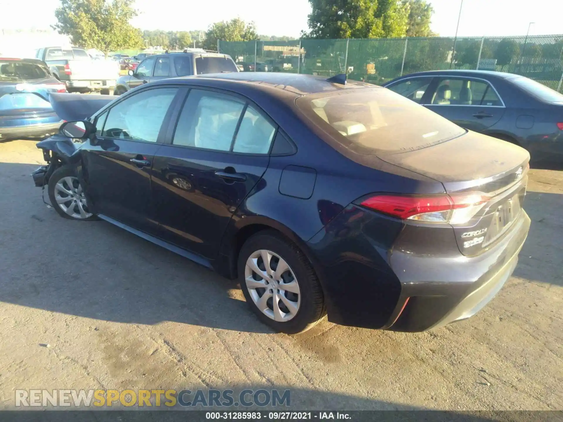 3 Photograph of a damaged car JTDEPMAE8MJ146066 TOYOTA COROLLA 2021