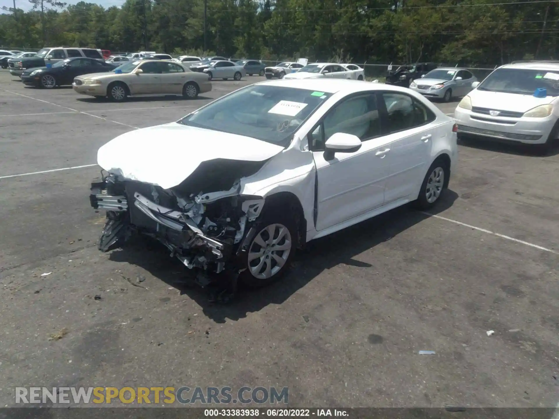 2 Photograph of a damaged car JTDEPMAE8MJ146469 TOYOTA COROLLA 2021