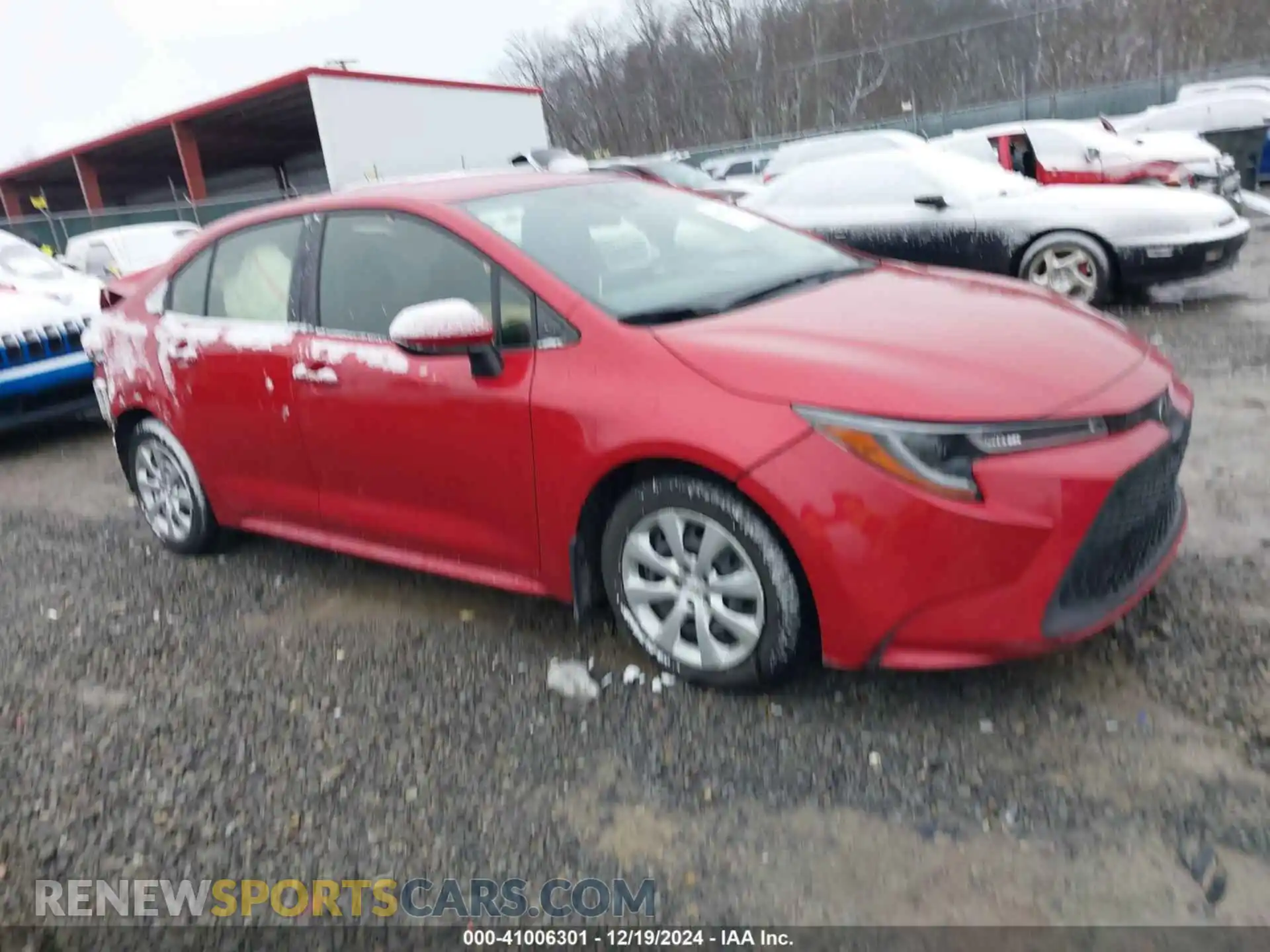 1 Photograph of a damaged car JTDEPMAE8MJ147041 TOYOTA COROLLA 2021