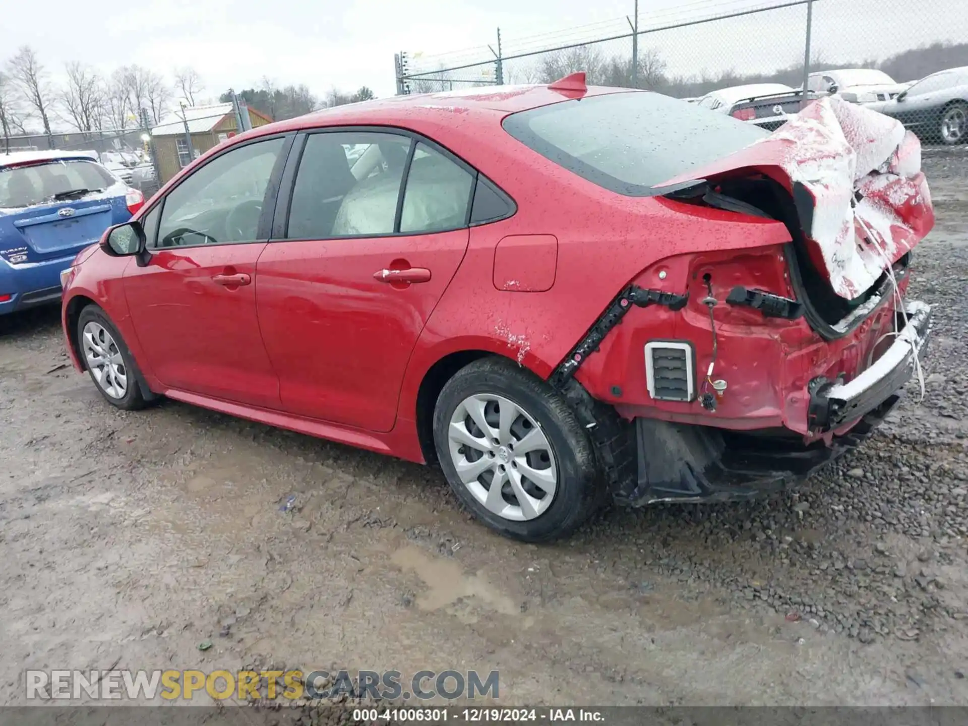 3 Photograph of a damaged car JTDEPMAE8MJ147041 TOYOTA COROLLA 2021