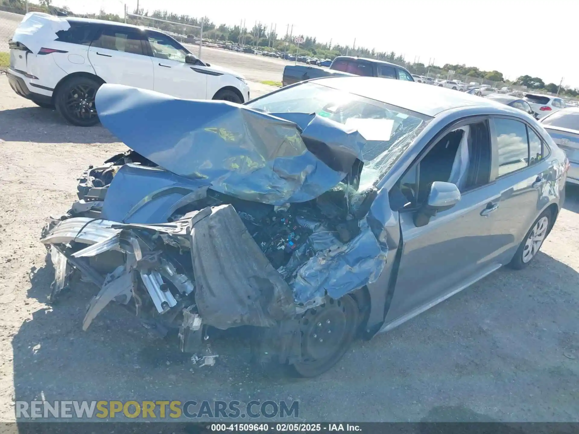 2 Photograph of a damaged car JTDEPMAE8MJ147248 TOYOTA COROLLA 2021