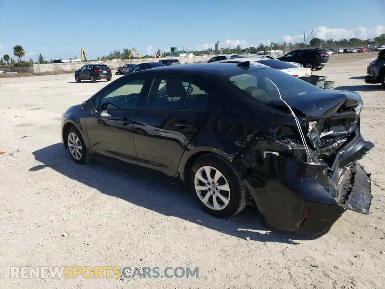 3 Photograph of a damaged car JTDEPMAE8MJ149887 TOYOTA COROLLA 2021