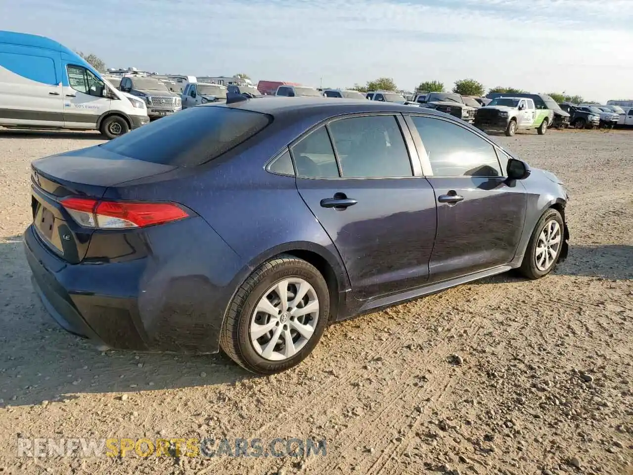 3 Photograph of a damaged car JTDEPMAE8MJ151073 TOYOTA COROLLA 2021
