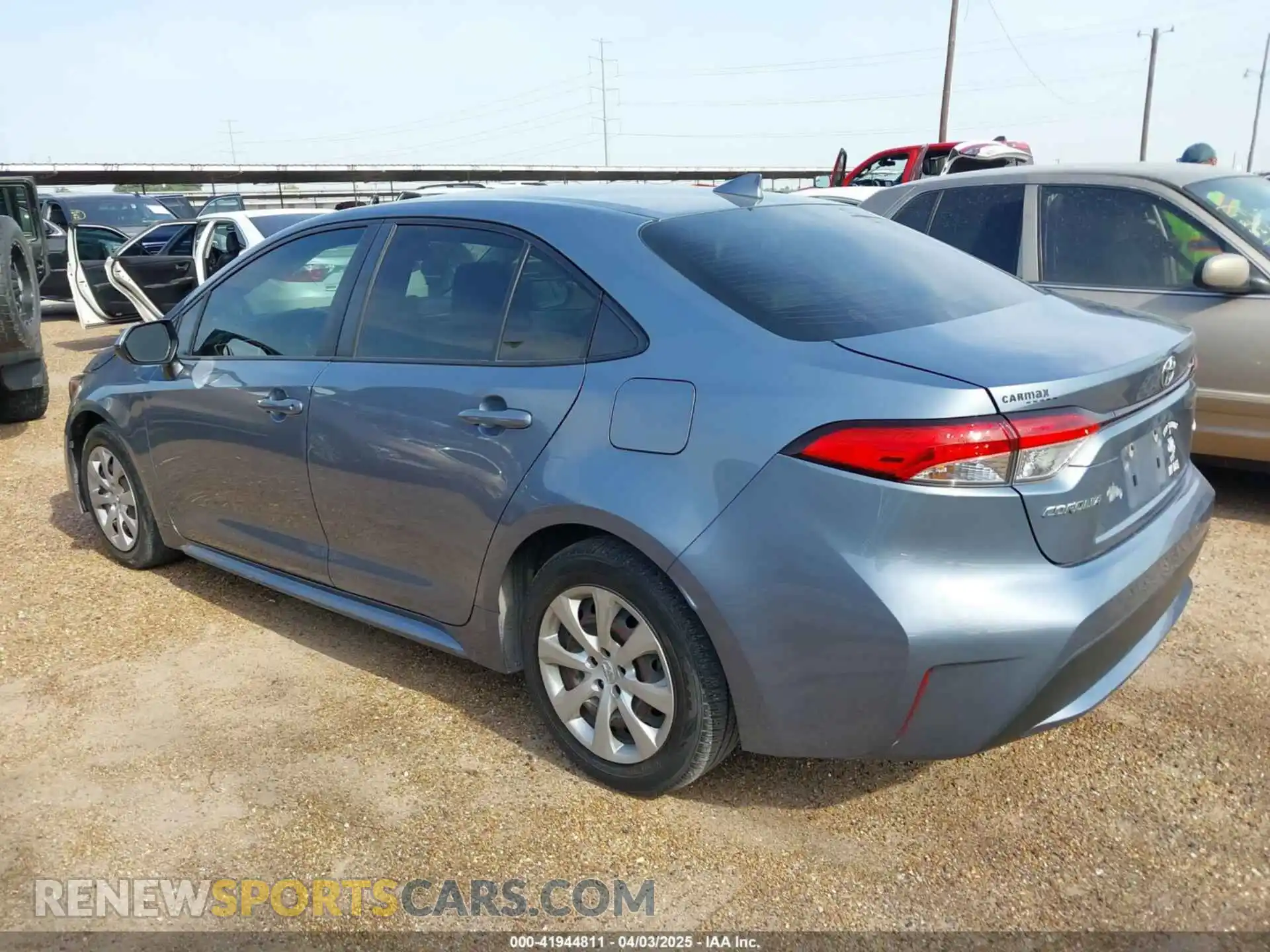 3 Photograph of a damaged car JTDEPMAE8MJ151560 TOYOTA COROLLA 2021