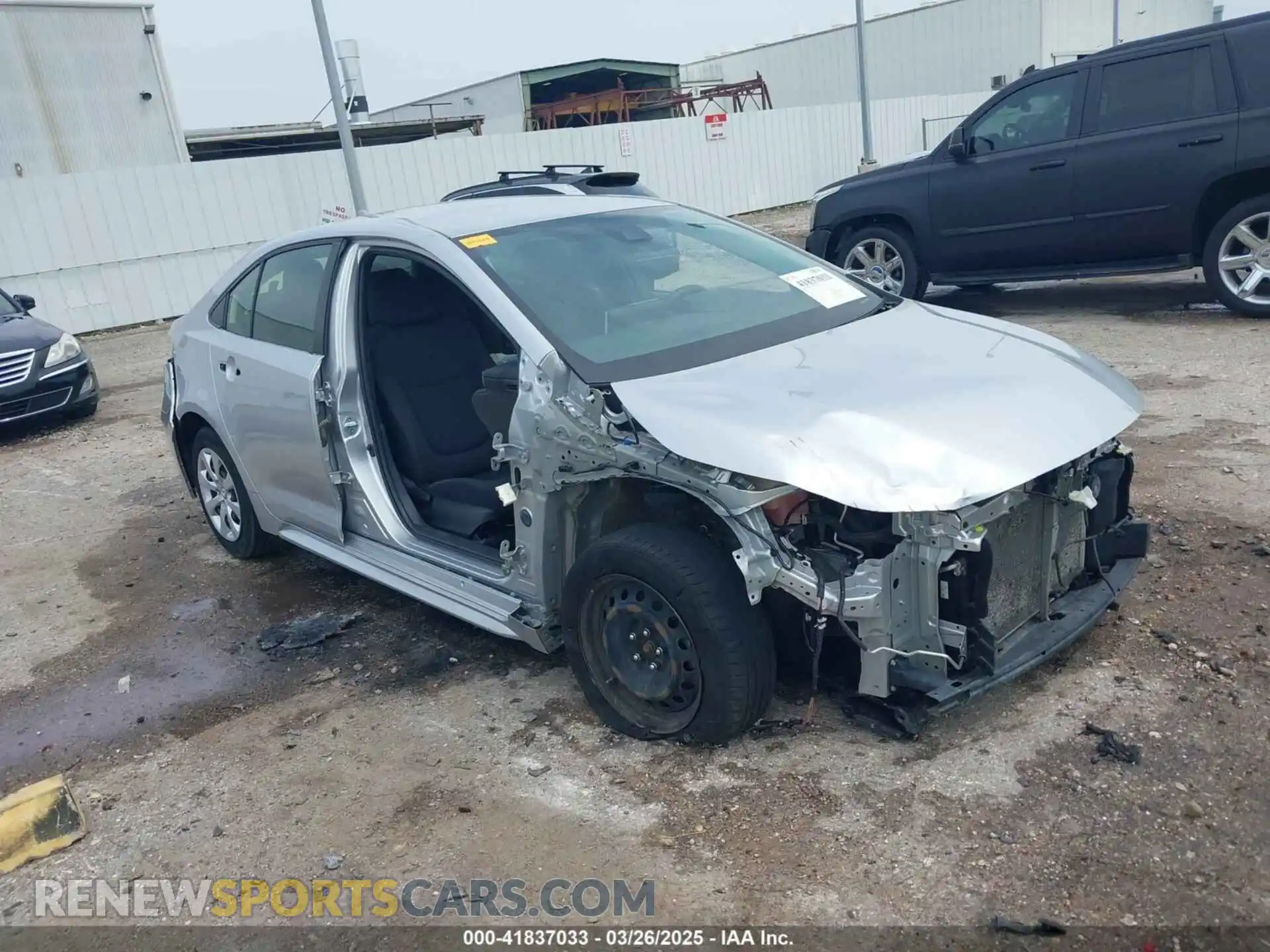 1 Photograph of a damaged car JTDEPMAE8MJ152367 TOYOTA COROLLA 2021