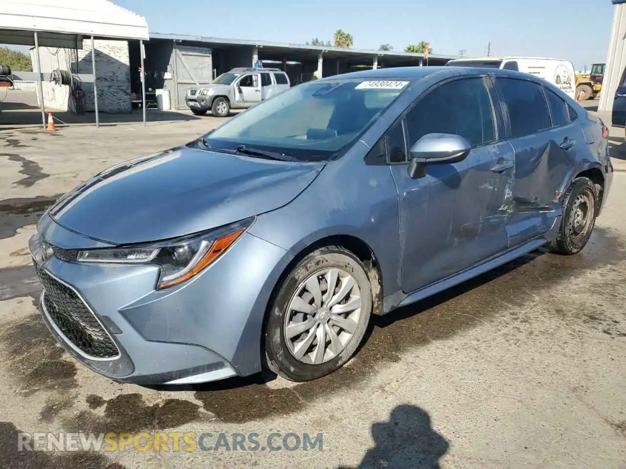1 Photograph of a damaged car JTDEPMAE8MJ152773 TOYOTA COROLLA 2021