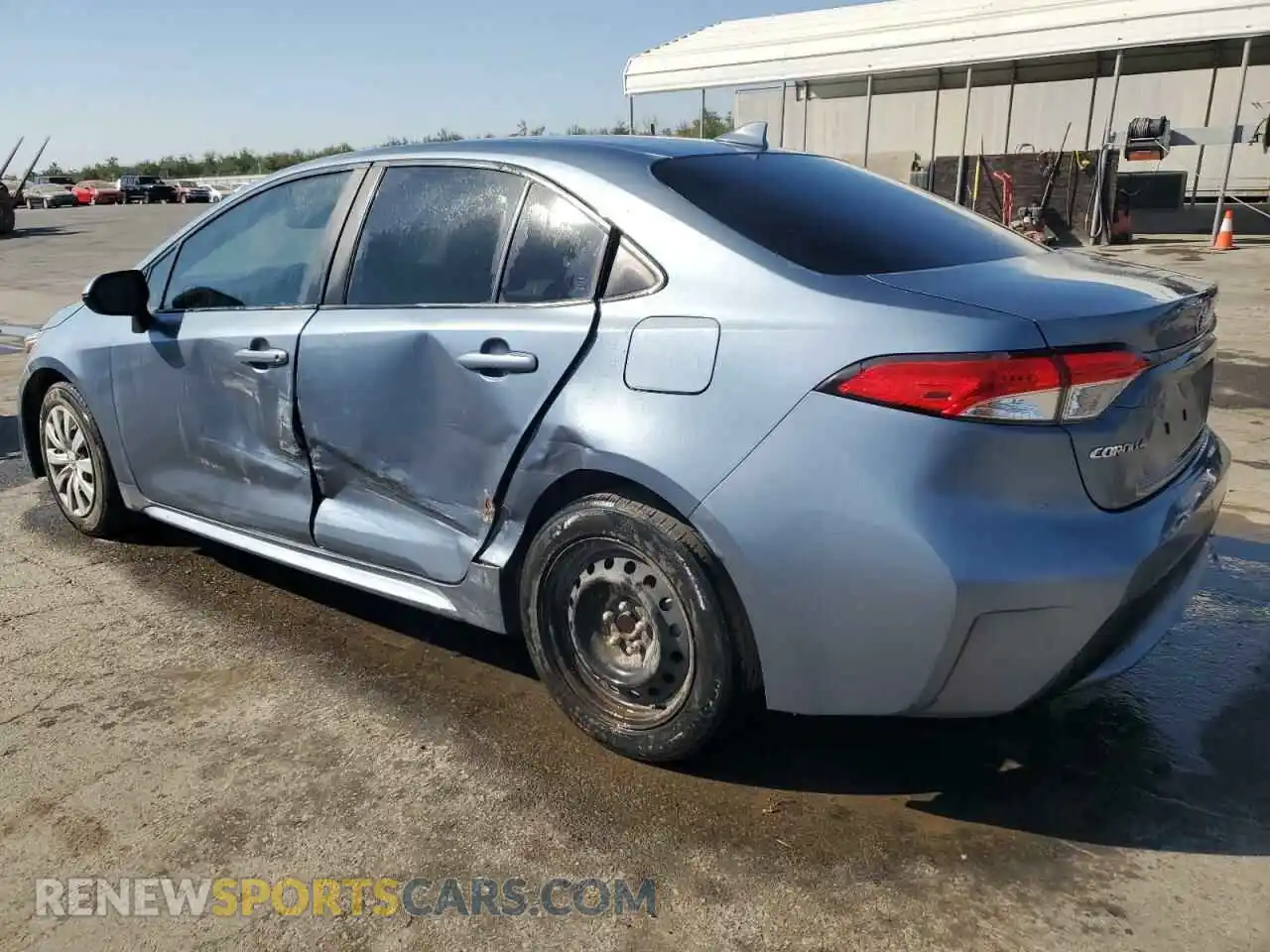 2 Photograph of a damaged car JTDEPMAE8MJ152773 TOYOTA COROLLA 2021